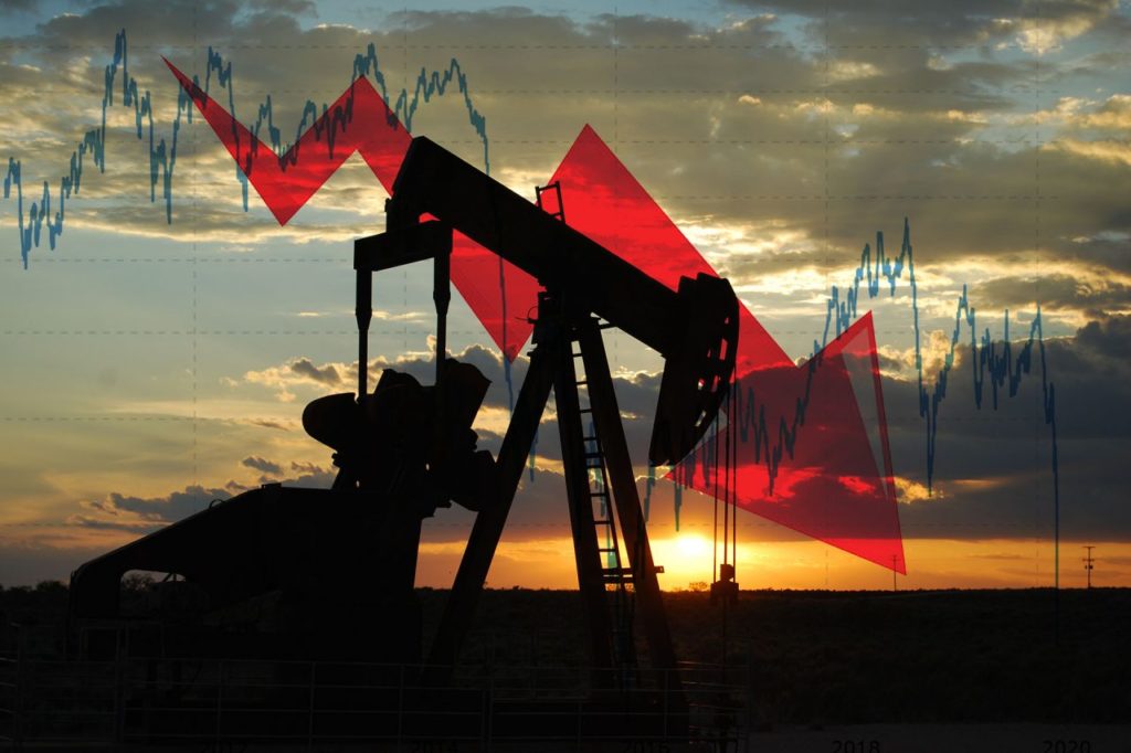 Negative Oil Prices At U.S. Oil Market