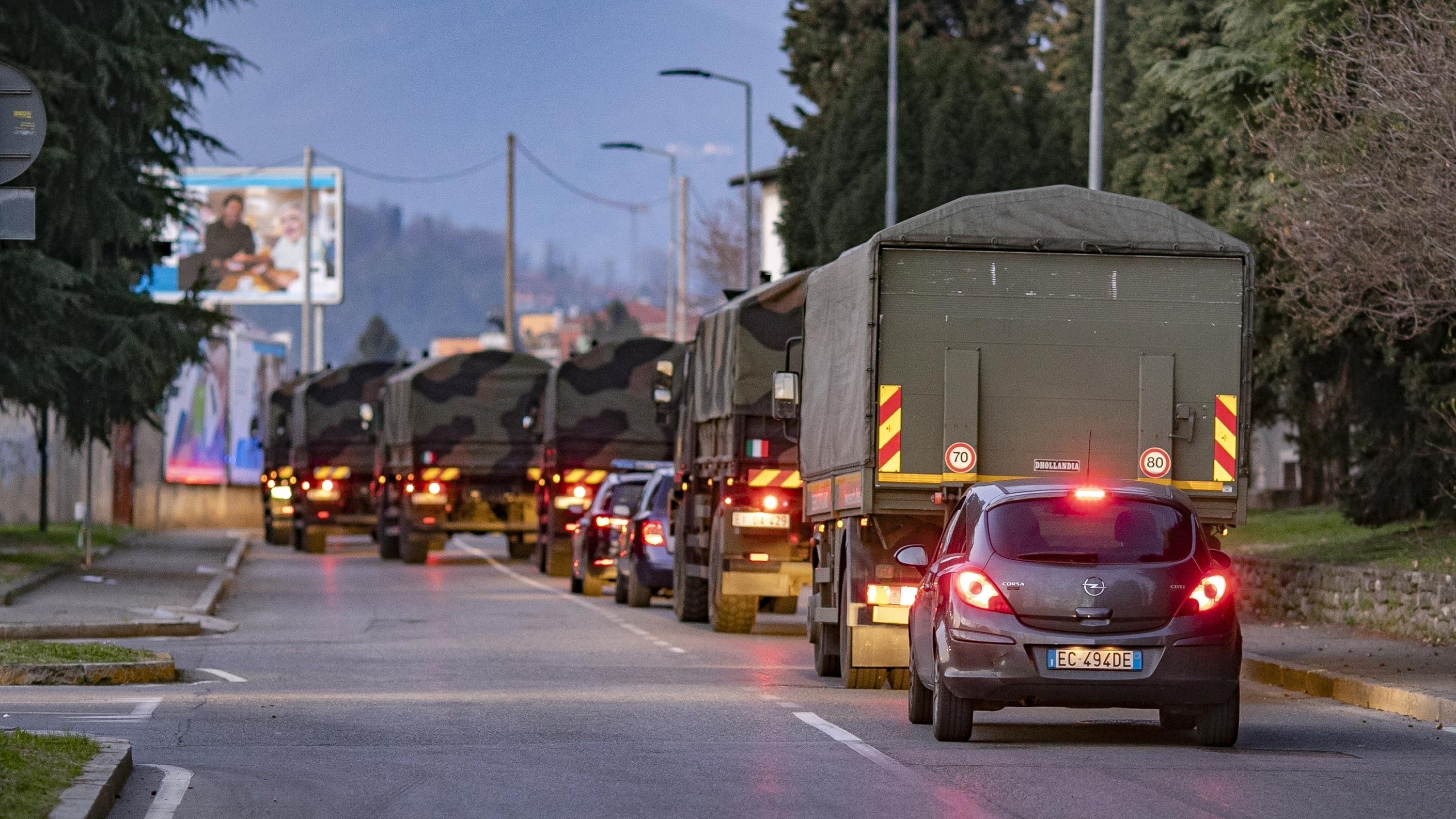 Chaos In Italy: Military Trucks Used To Take Coffins With People Dying Of Coronavirus