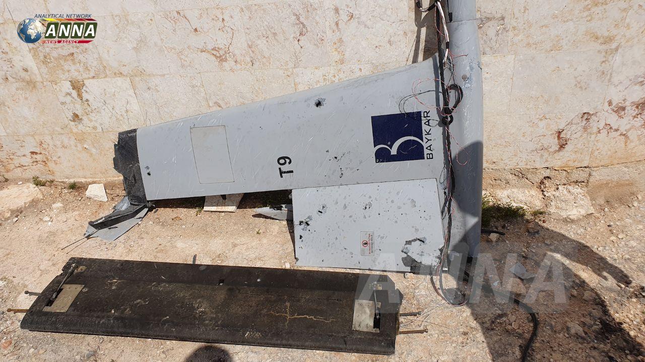 Wreckage Of Turkish Combat Drone Uncovered In Southeast Idlib (Photos)