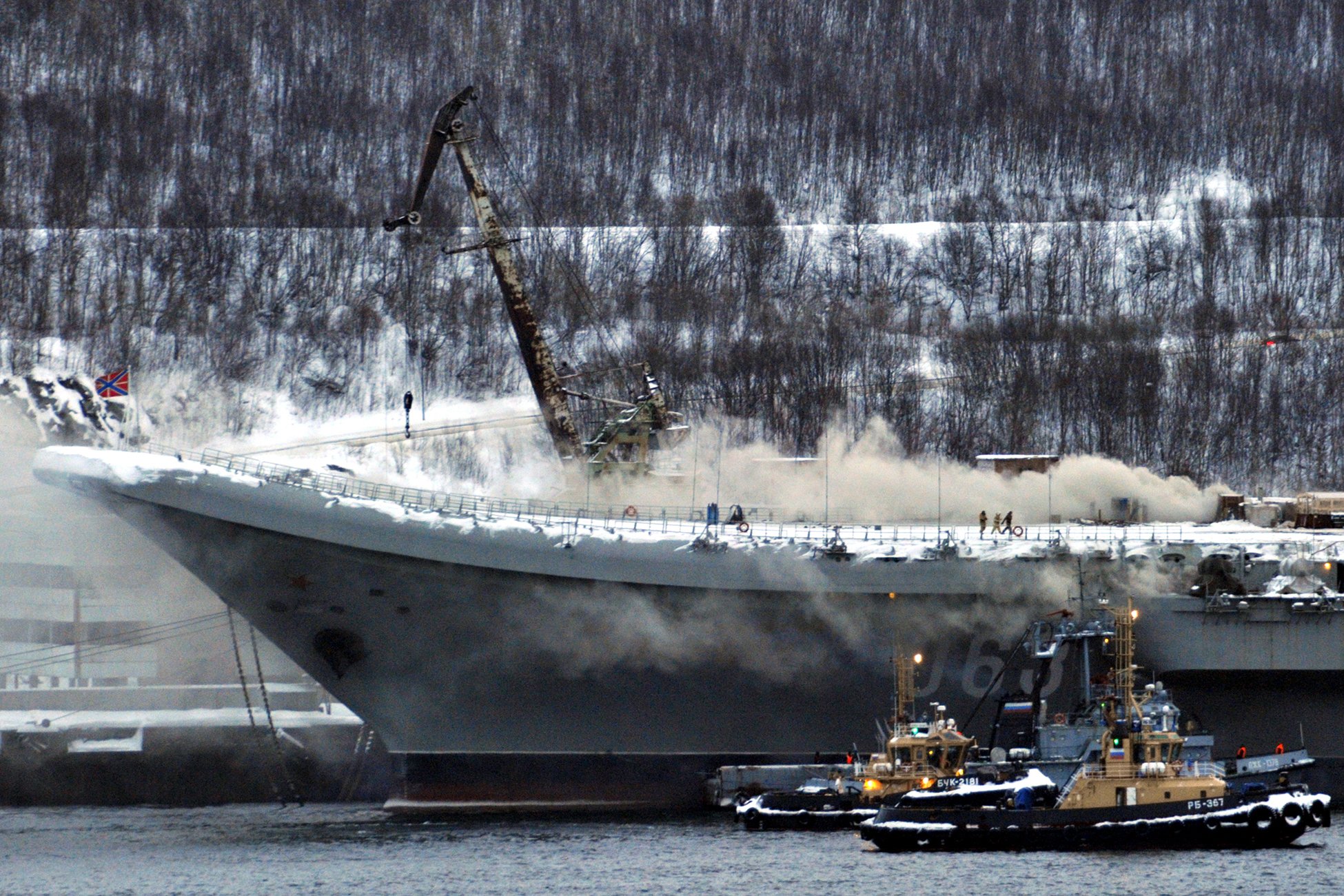 Costs Mount And Delays Expand For Repair Of Russian Carrier Admiral Kuznetsov