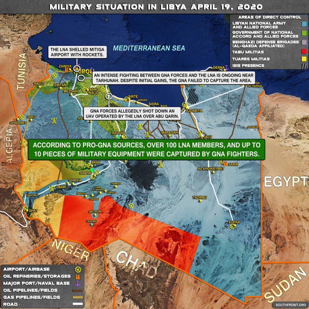 Military Situation In Libya On April 19, 2020 (Map Update)