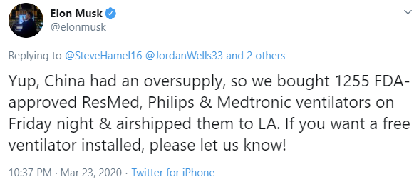 Elon Musk Promised New York Ventilators... He Sent 5 Year Old Sleep Apnea Machines Instead