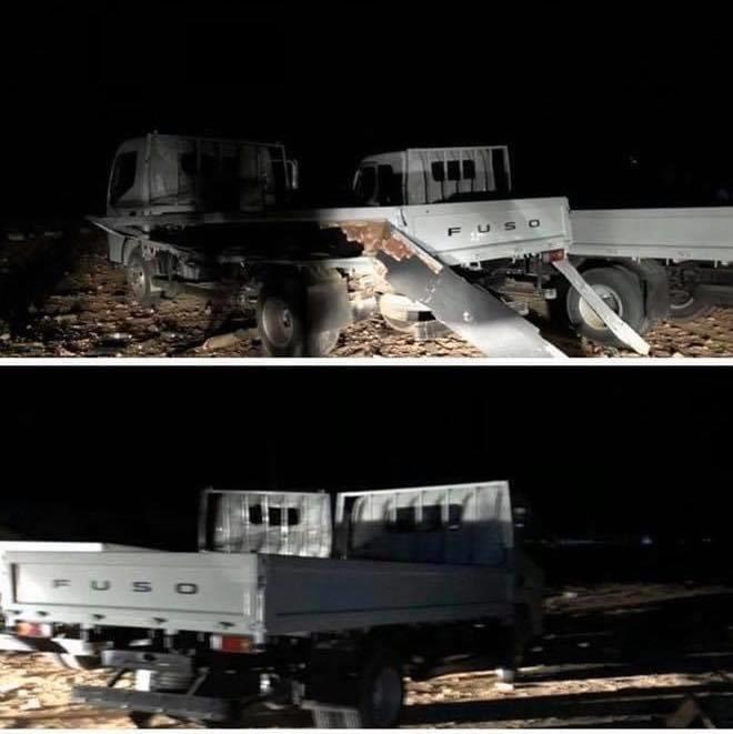 Turkish UAV Targeted Small Military Medical Convoy (Photos)