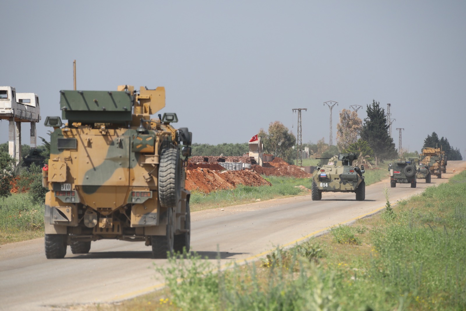 In Photos: 7th Limited Turkish-Russian Patrol Held In Syria's Southern Idlib