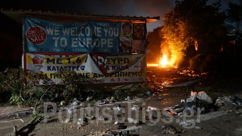 Migrant Riots On Greece's Chios Island After Iraqi Woman's Death