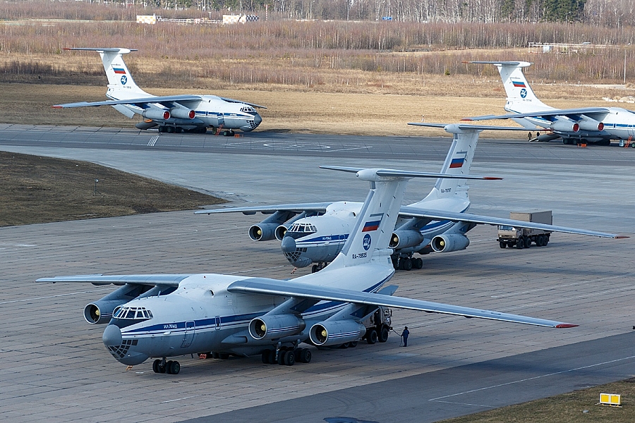 Russian Military Sending Medical Aid And Specialists To Serbia With 11 IL-76 Flights