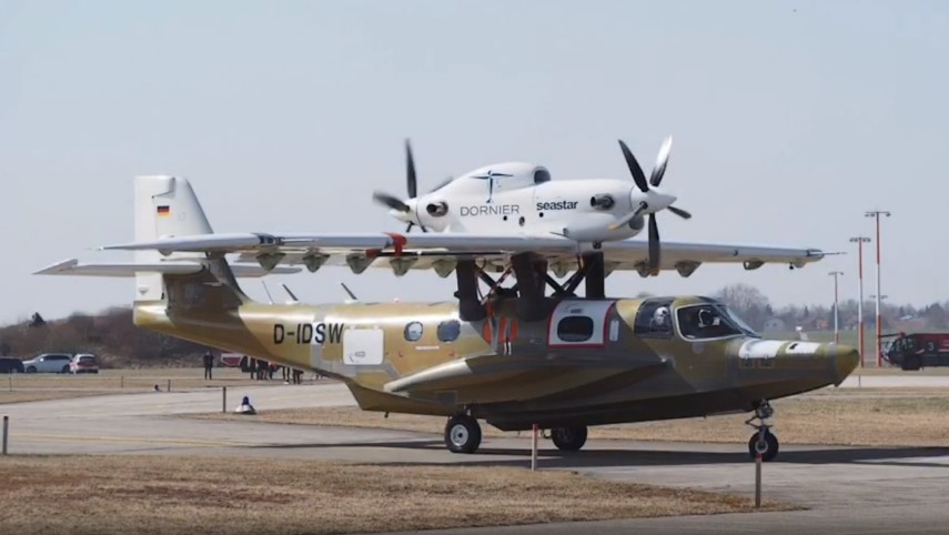 New Generation Dornier Seastar Amphibious Aircraft Carries Out First Flight