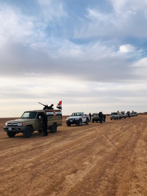 Iraqi Military, PMU Launch Large-Scale Security Operation In Al-Anbar's Desert (Photos)