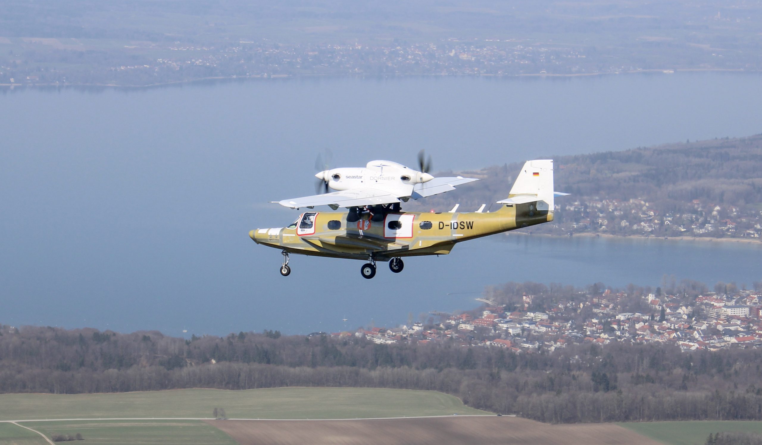 New Generation Dornier Seastar Amphibious Aircraft Carries Out First Flight