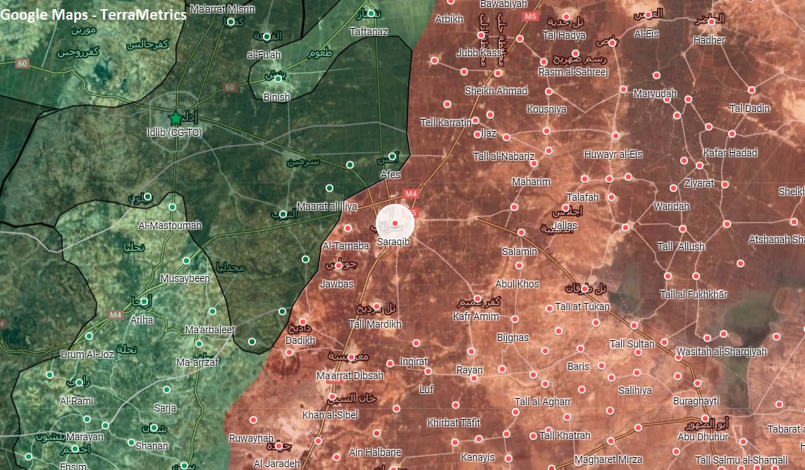 Turkish Forces Shell Positions Of  Syrian Army Near Saraqib