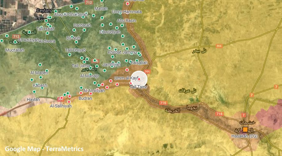 Russian Forces Establish New Position Near Tell Tamr In Northeast Syria