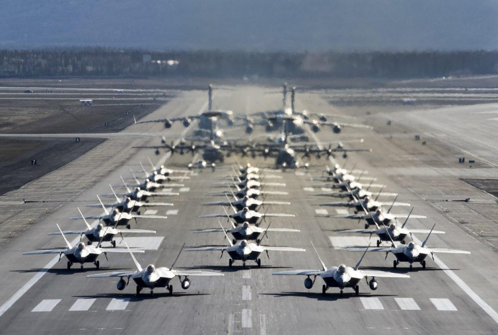 In Photos: US Air Force Stages “Moose Walk” In Alaska