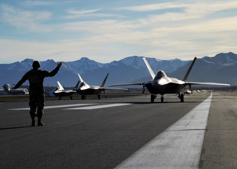 In Photos: US Air Force Stages “Moose Walk” In Alaska