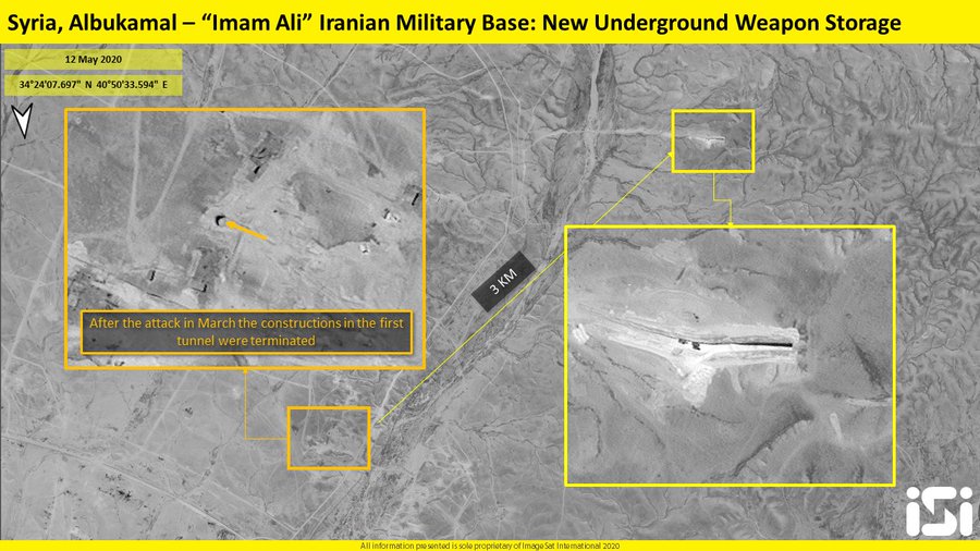 Satellite Images: Iran Supposedly Created New Underground Weapon Storage Near Al-Bukamal