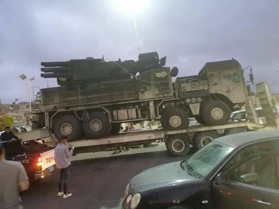 Turkish-backed Forces Showcase In Tripoli Panstir-S1 System Captured At Watiya Airbase