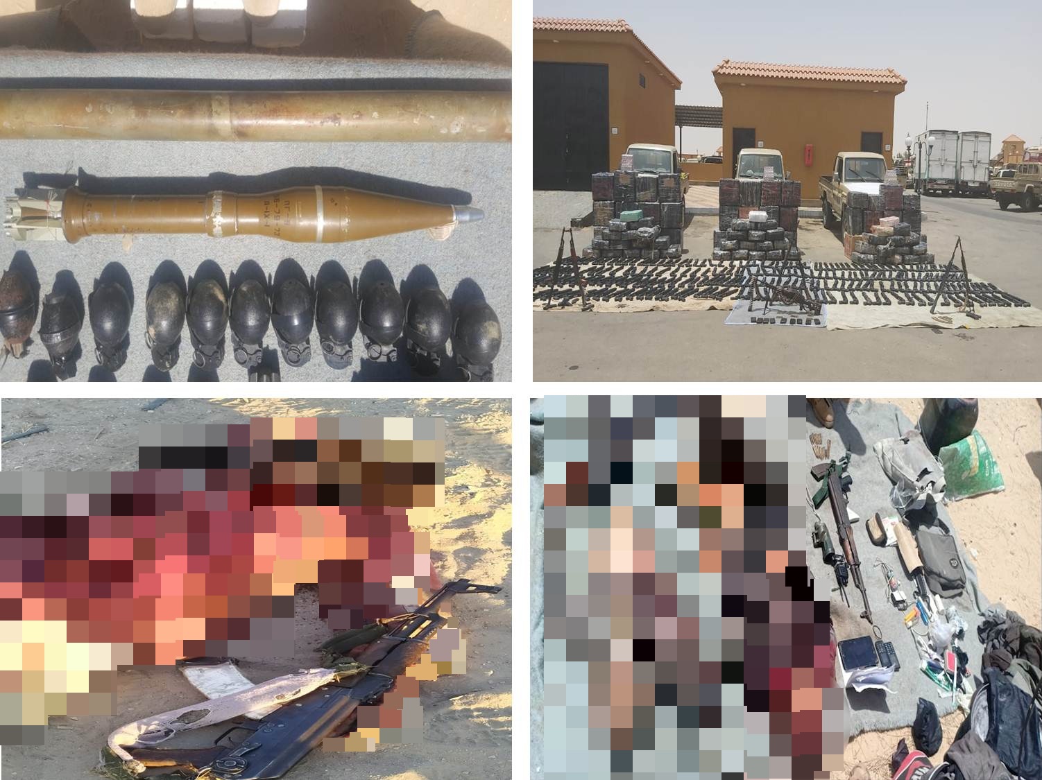 Egyptian Army Says 19 Terrorists Were Eliminated In Sinai (Photos)