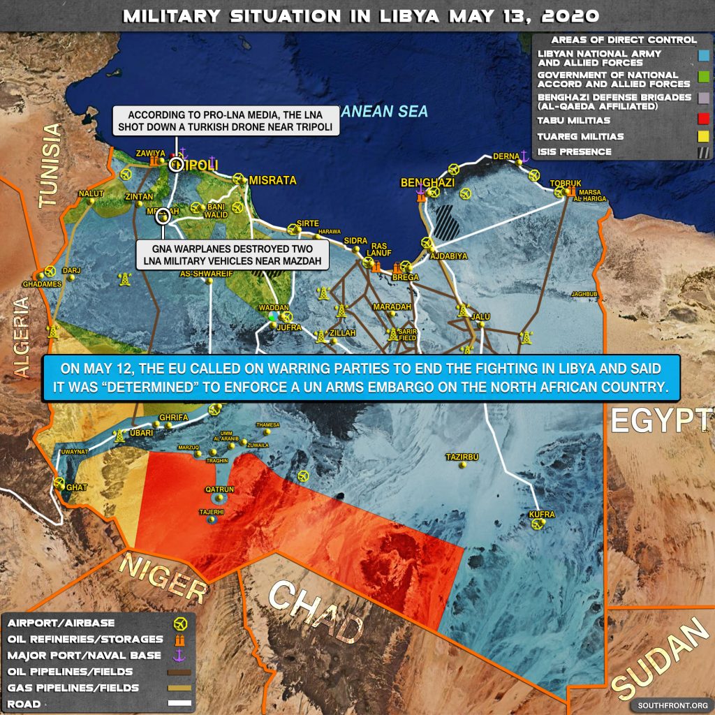 Military Situation In Libya On May 13, 2020 (Map Update)