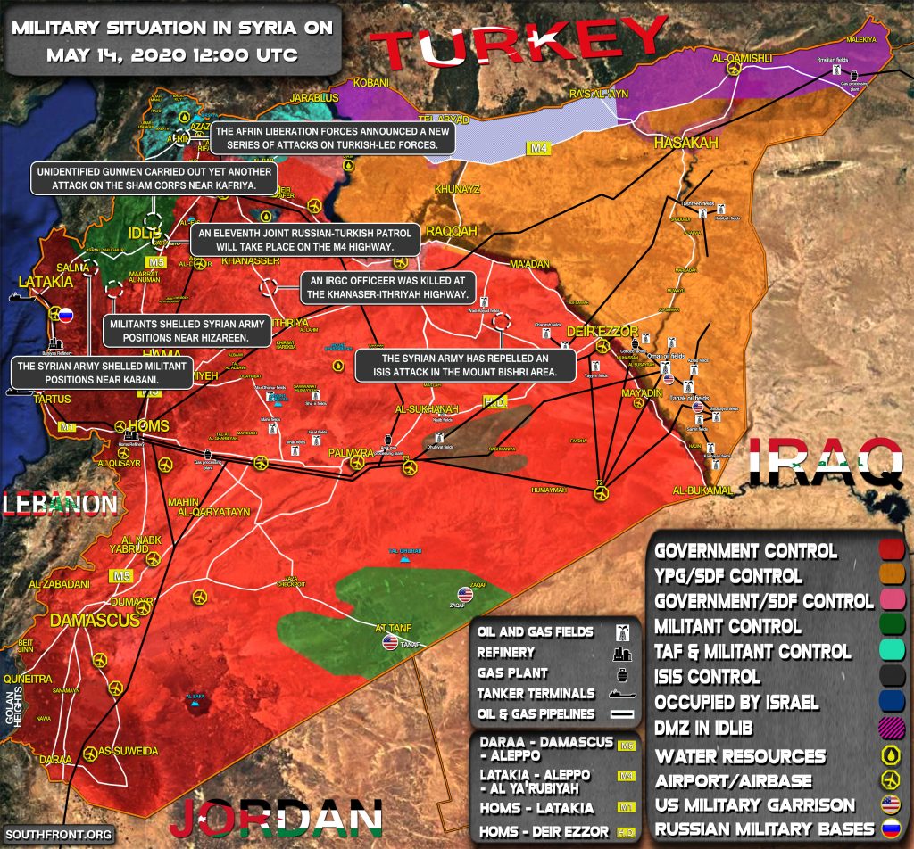 Military Situation In Syria On May 14, 2020 (Map Update)