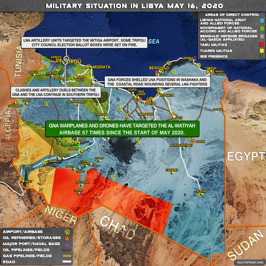 Military Situation In Libya On May 16, 2020 (Map Update)