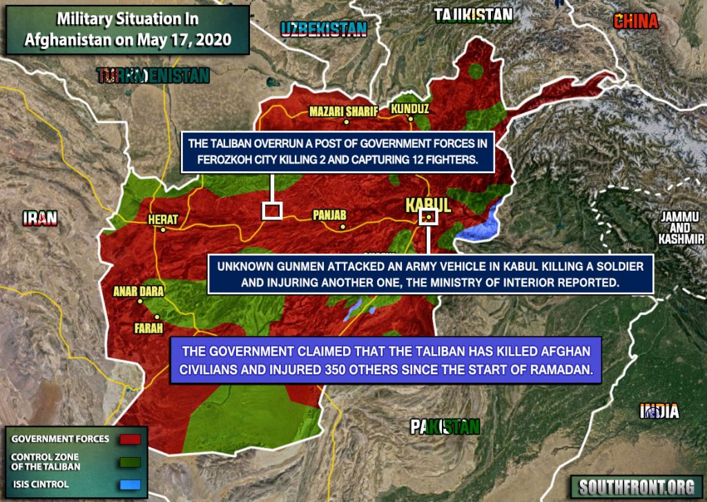 Military Situation In Afghanistan On May 17, 2020 (Map Update)