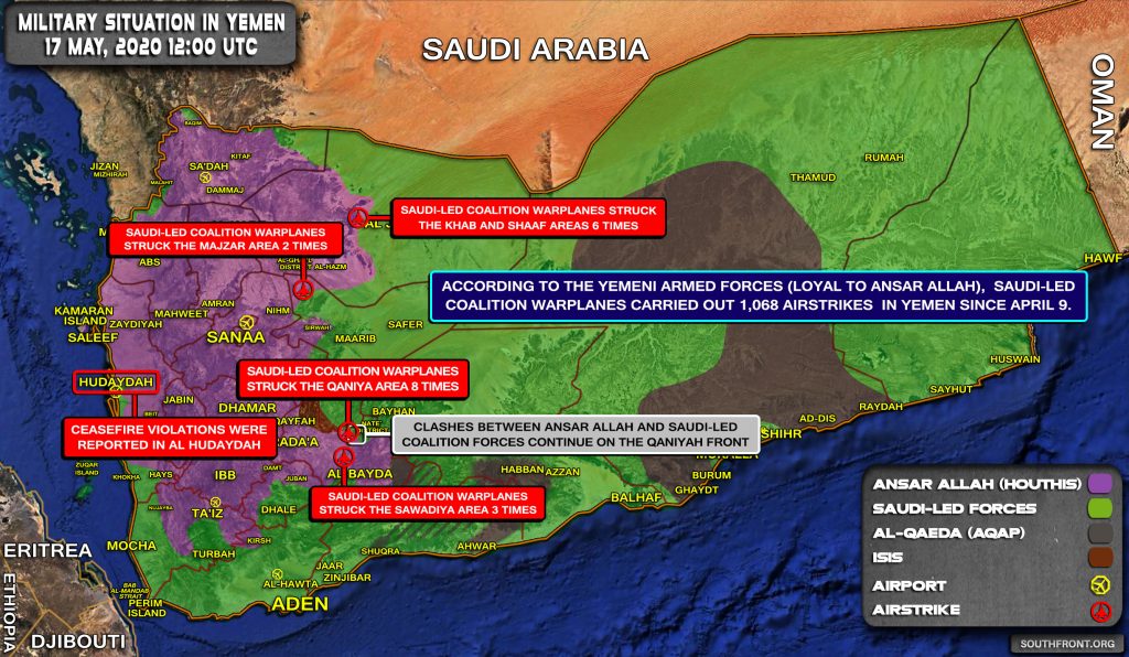 Military Situation In Yemen On May 17, 2020 (Map Update)