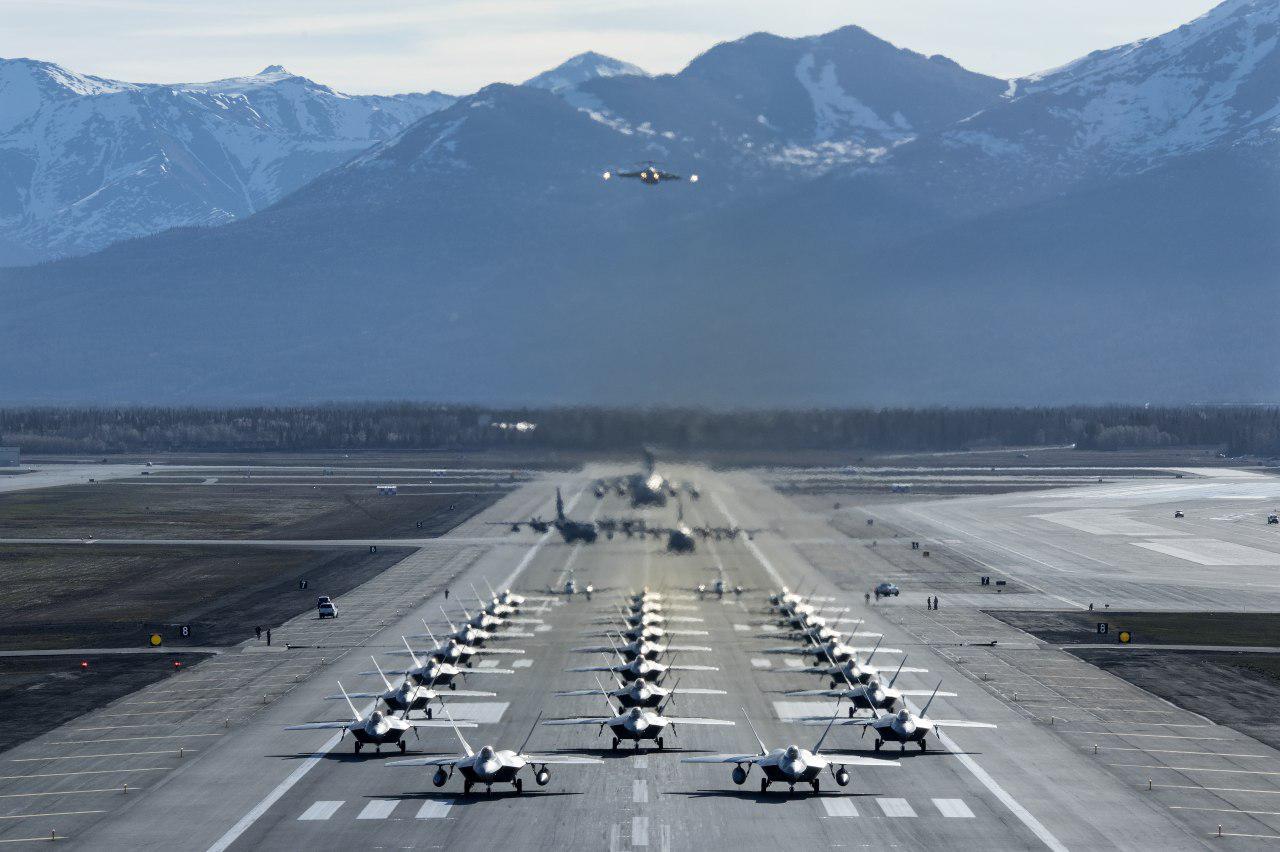 In Photos: US Air Force Stages “Moose Walk” In Alaska