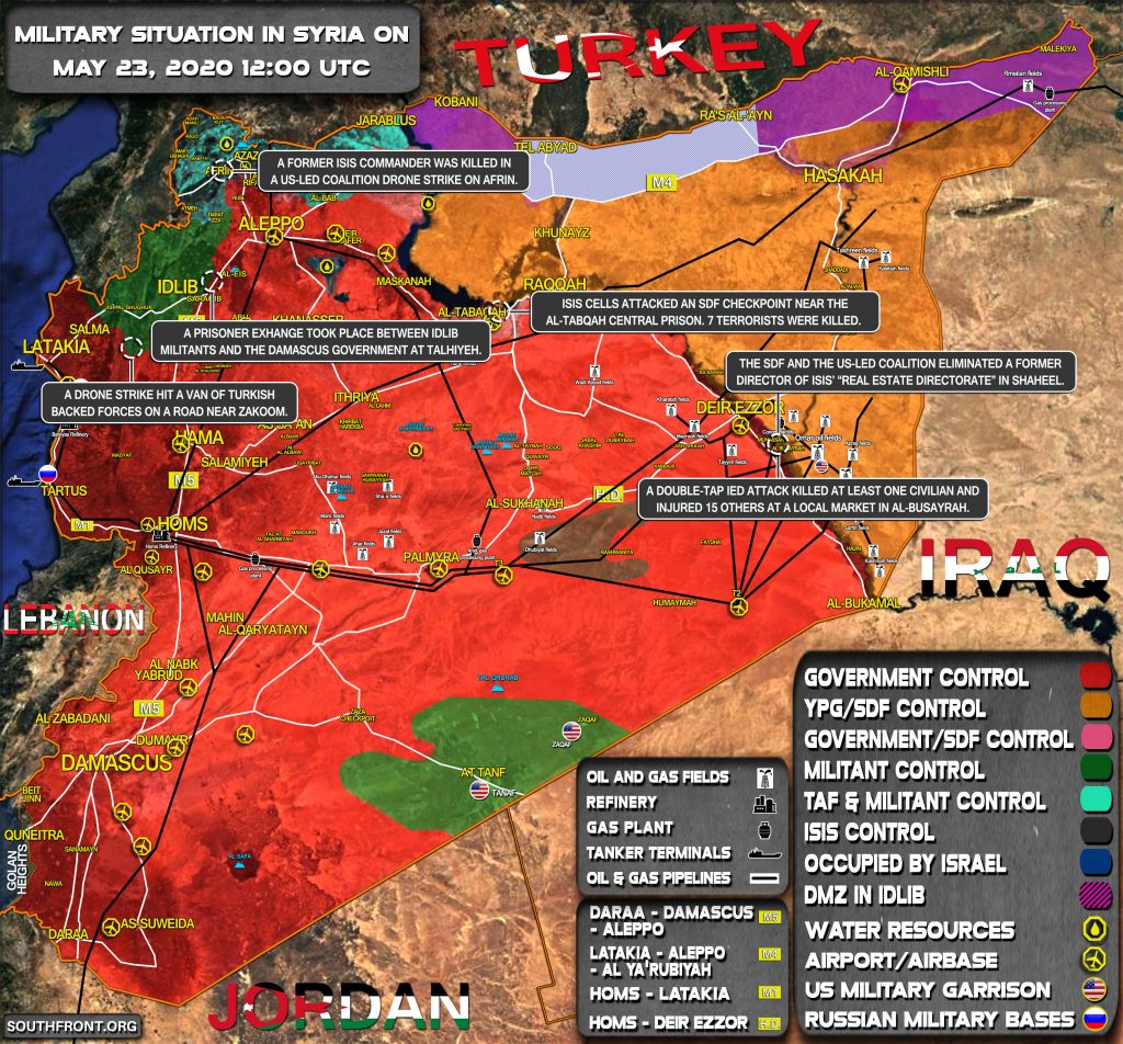 Military Situation In Syria On May 23, 2020 (Map Update)