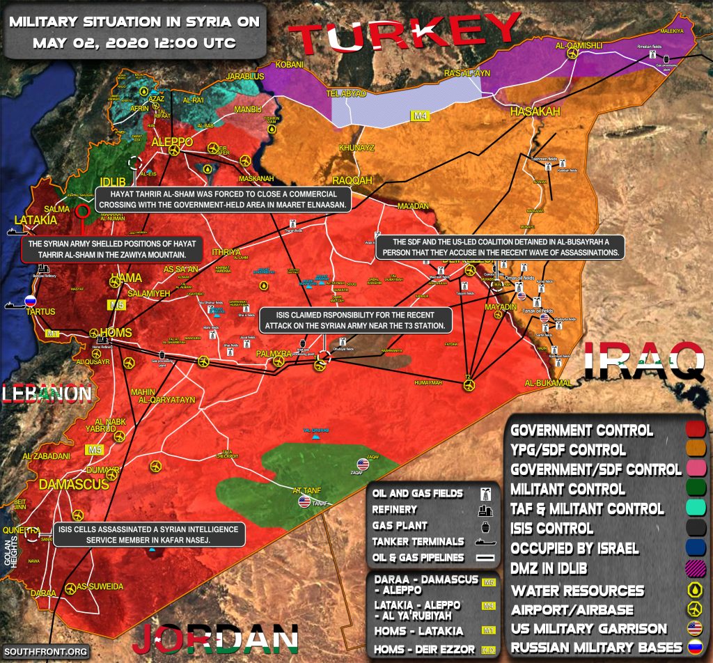 Military Situation In Syria On May 2, 2020 (Map Update)