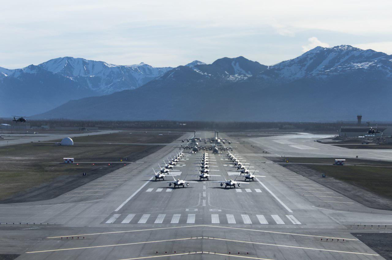 In Photos: US Air Force Stages “Moose Walk” In Alaska