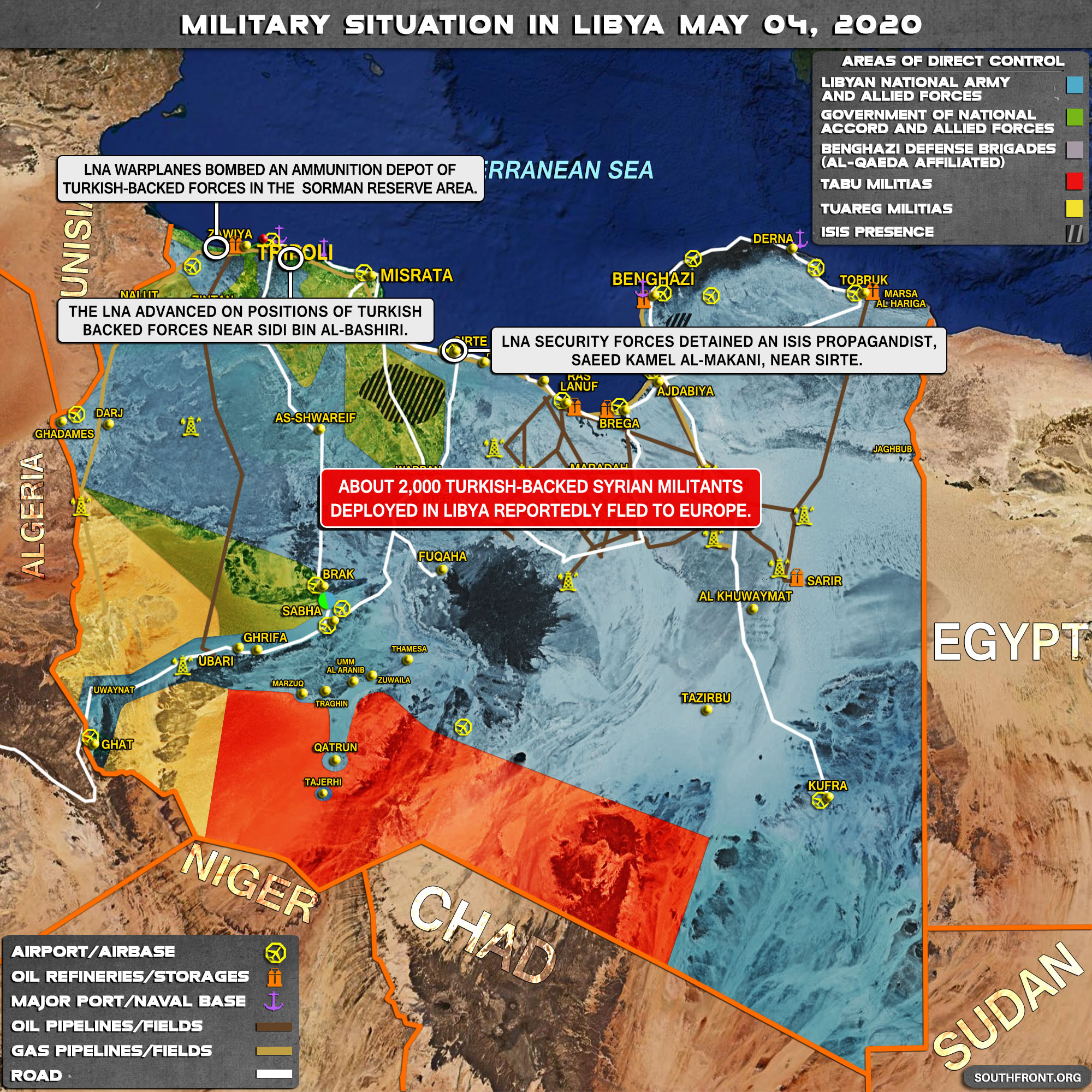 Military Situation In Libya On May 4, 2020 (Map Update)