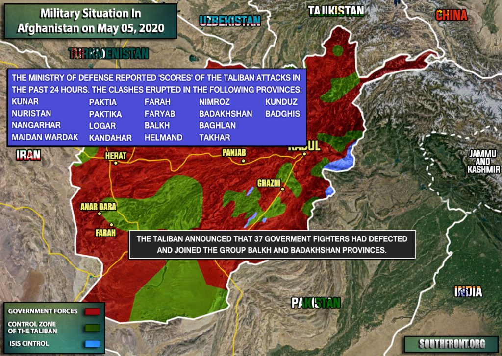 Military Situation In Afghanistan On May 5, 2020 (Map Update)