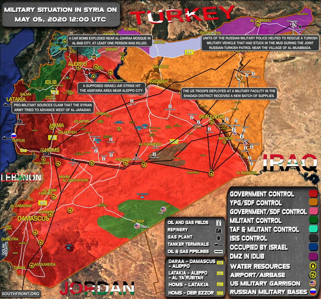 Military Situation In Syria On May 5, 2020 (Map Update)