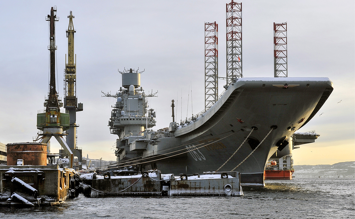 Delays In Construction Of Dry Dock For Russia's “Admiral Kuznetsov” Heavy Aircraft-Carrying Missile Cruiser