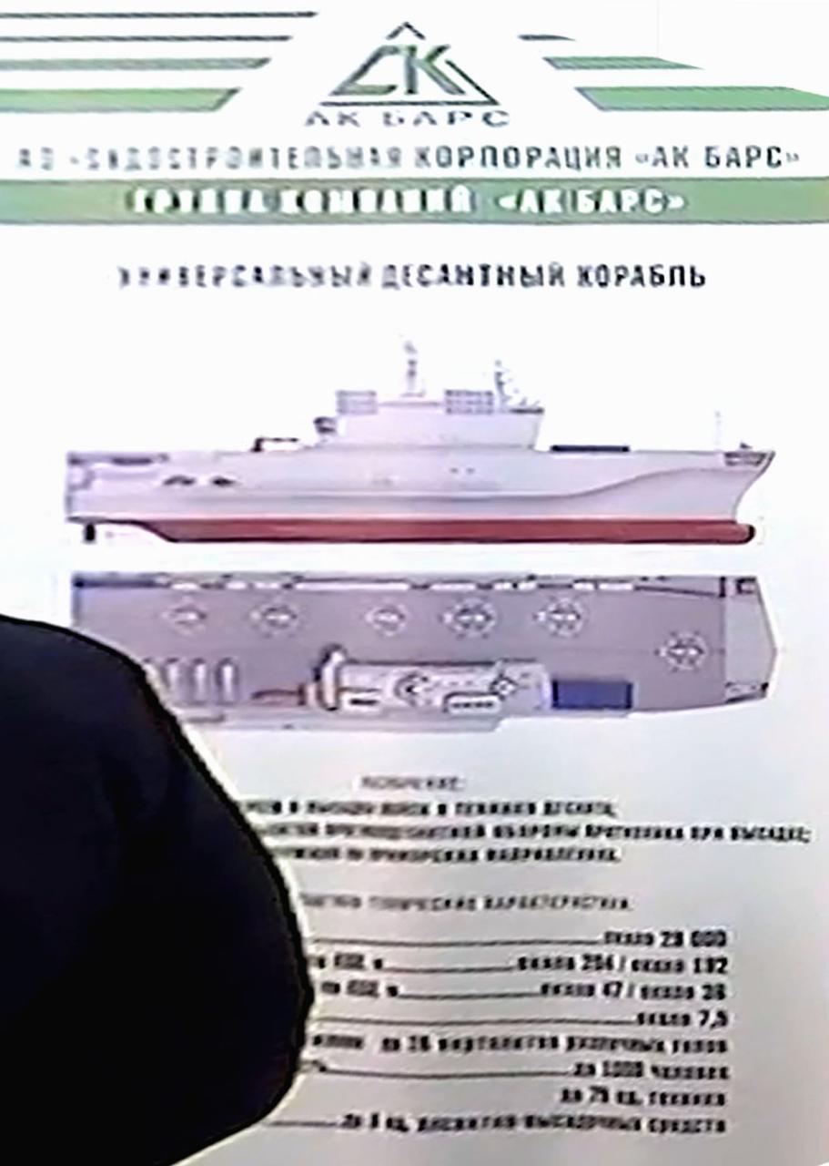 Russia Signs Contract For Construction Of Two Universal Landing Ships In Kerch's Zaliv Shipyard