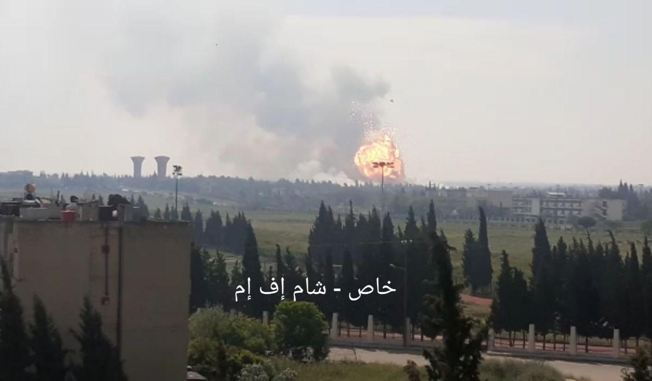 Large Explosion Rocks Syrian Army Base In Homs City Outskirt (Videos)