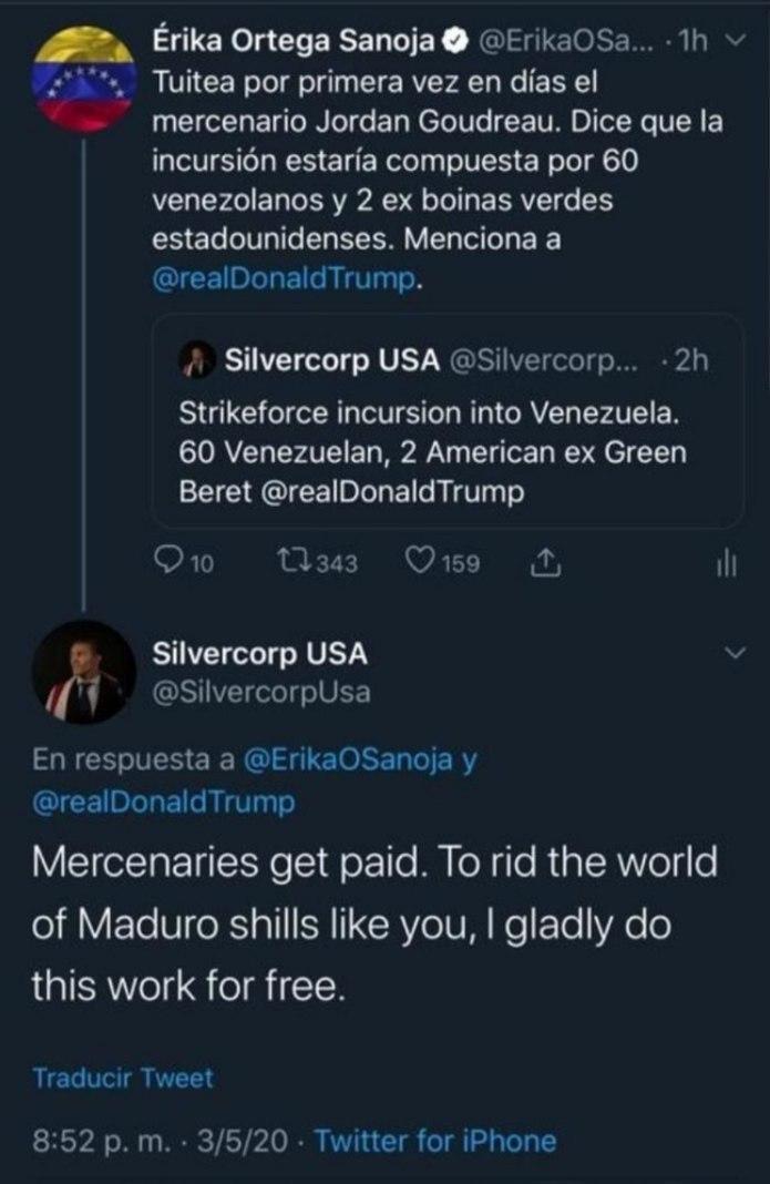 US Mercenaries Arrested In Venezuela Tweeted To Confirm Operation With Donald Trump