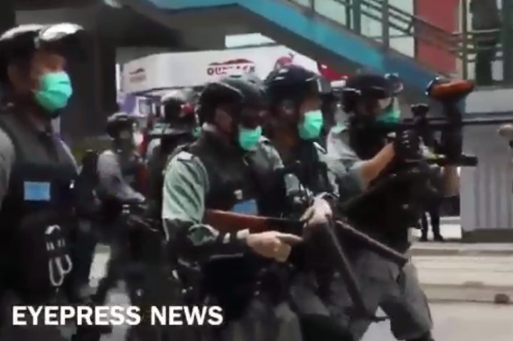 New Round Of Protests Continues In Hong Kong Following Introduction Of New National Security Law