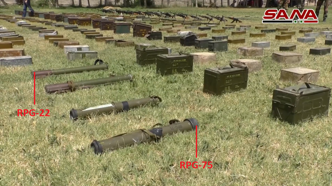 Syrian Army Uncovers Dozens Of Guided Missiles, Landmines In Southern Syria (Video, Photos)