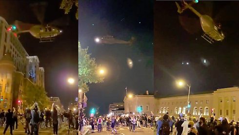 Military Pilot Grounded After Low-Flying Helicopter Maneuvers Over D.C. Protests