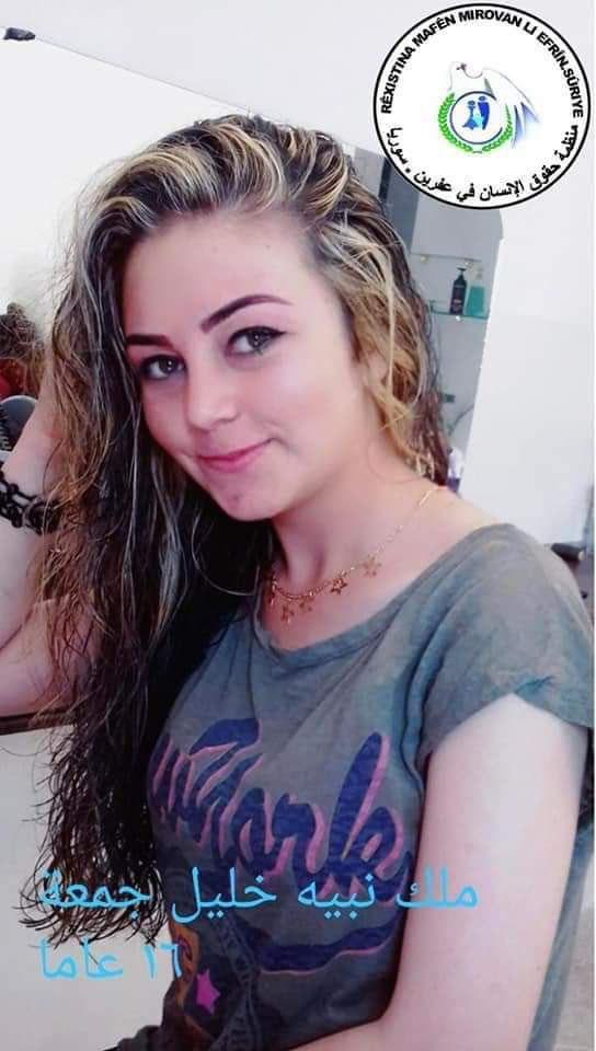 Turkish Proxies Kidnapped And Killed Young Woman In Afrin (Photos 18+)