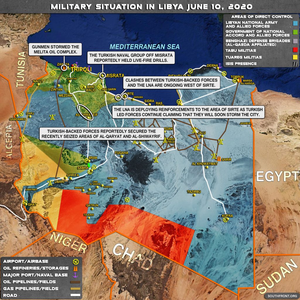 Military Situation In Libya On June 10, 2020 (Map Update)