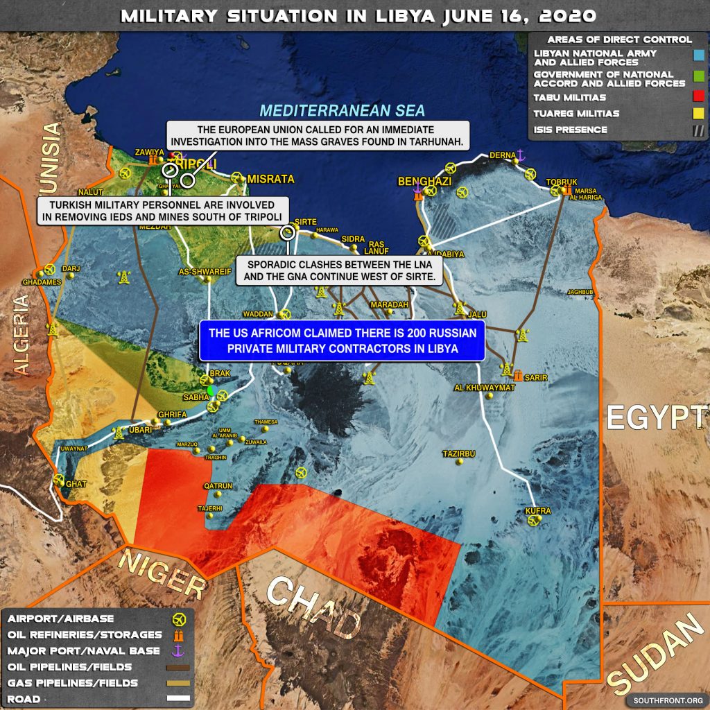 Military Situation In Libya On June 16, 2020 (Map Update)