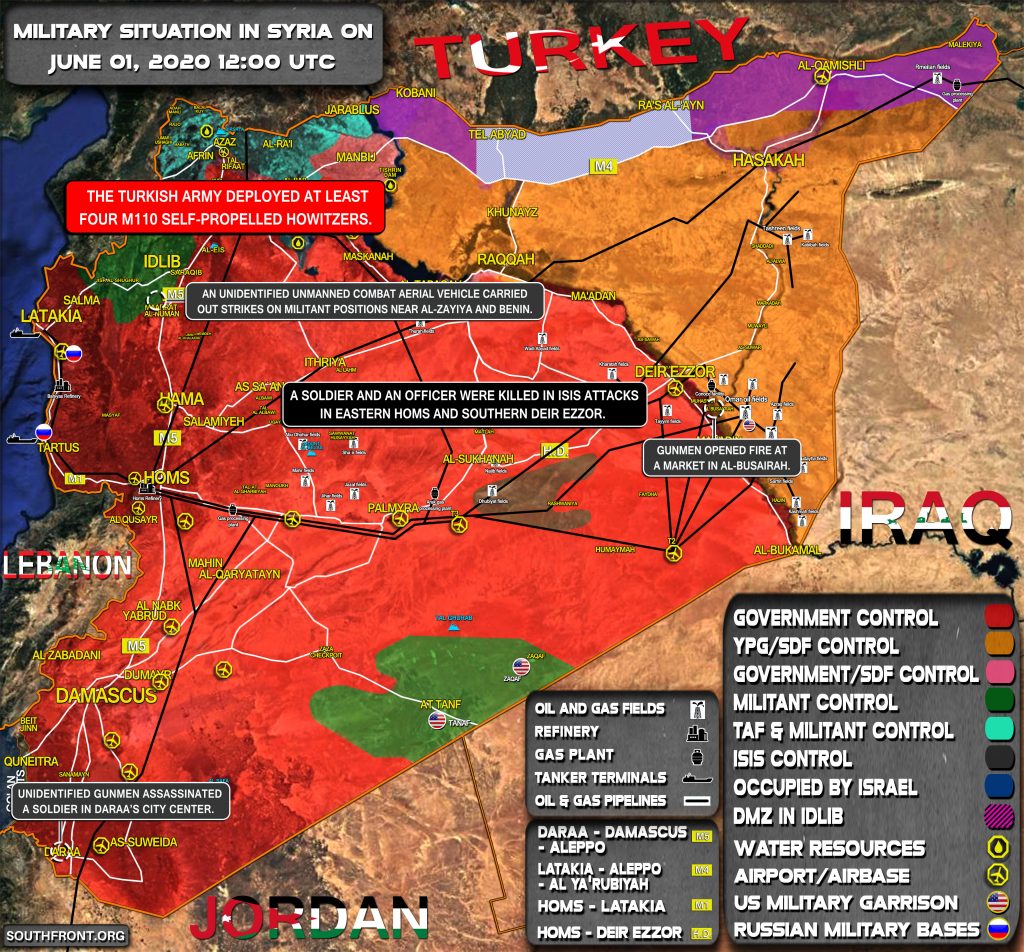 Military Situation In Syria On June 1, 2020 (Map Update)