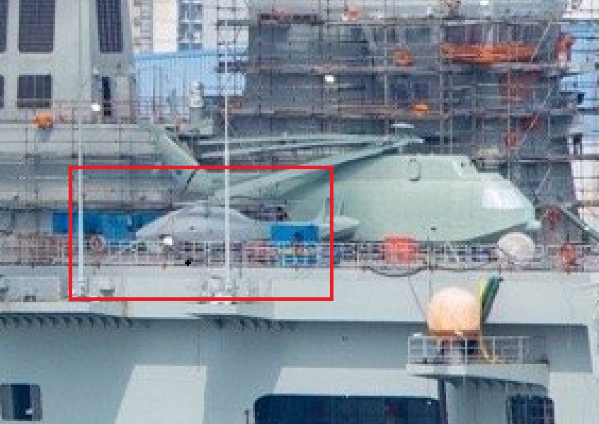 New Helicopter Drone Spotted On Deck Of Type 075 Landing Helicopter Dock (Photo)