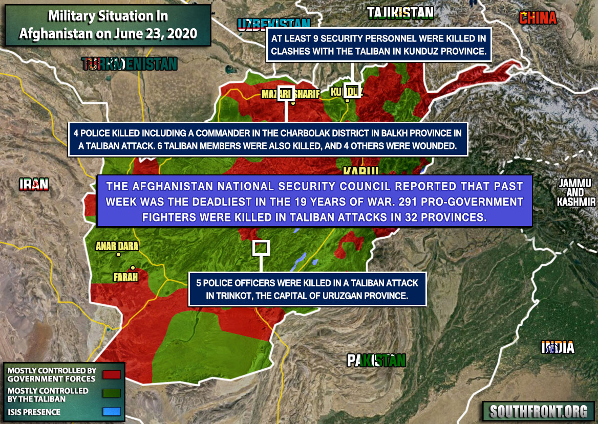 Dramatic Increase In Violence In Afghanistan Ahead Of Planned Intra-Afghan Peace Talks