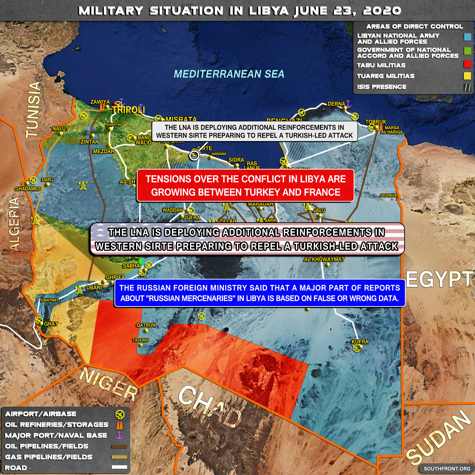 Russia Calls For Immediate Ceasefire in Libya, Denounces Reports About 'Russian Mercenaries' As Based On False Data