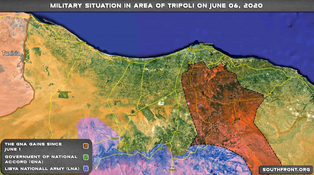 Map Update: Turkish-led Forces' Gains In Battle Against Libyan National Army Since June 1, 2020