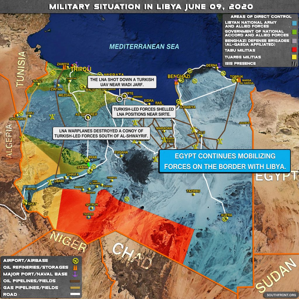 Military Situation In Libya On June 9, 2020 (Map Update)