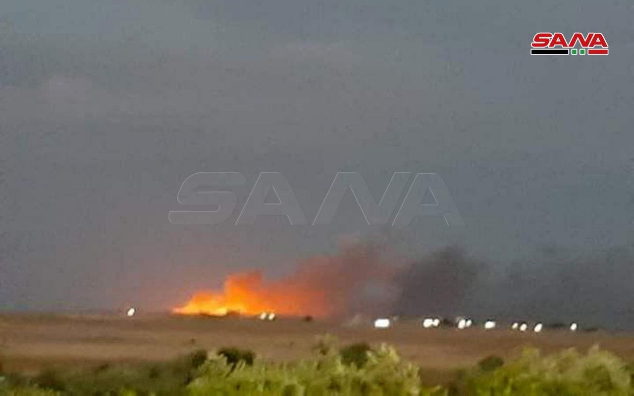 Large Explosion Rocks SDF Ammo Depot In Northeast Al-Hasakah (Videos, Photos)