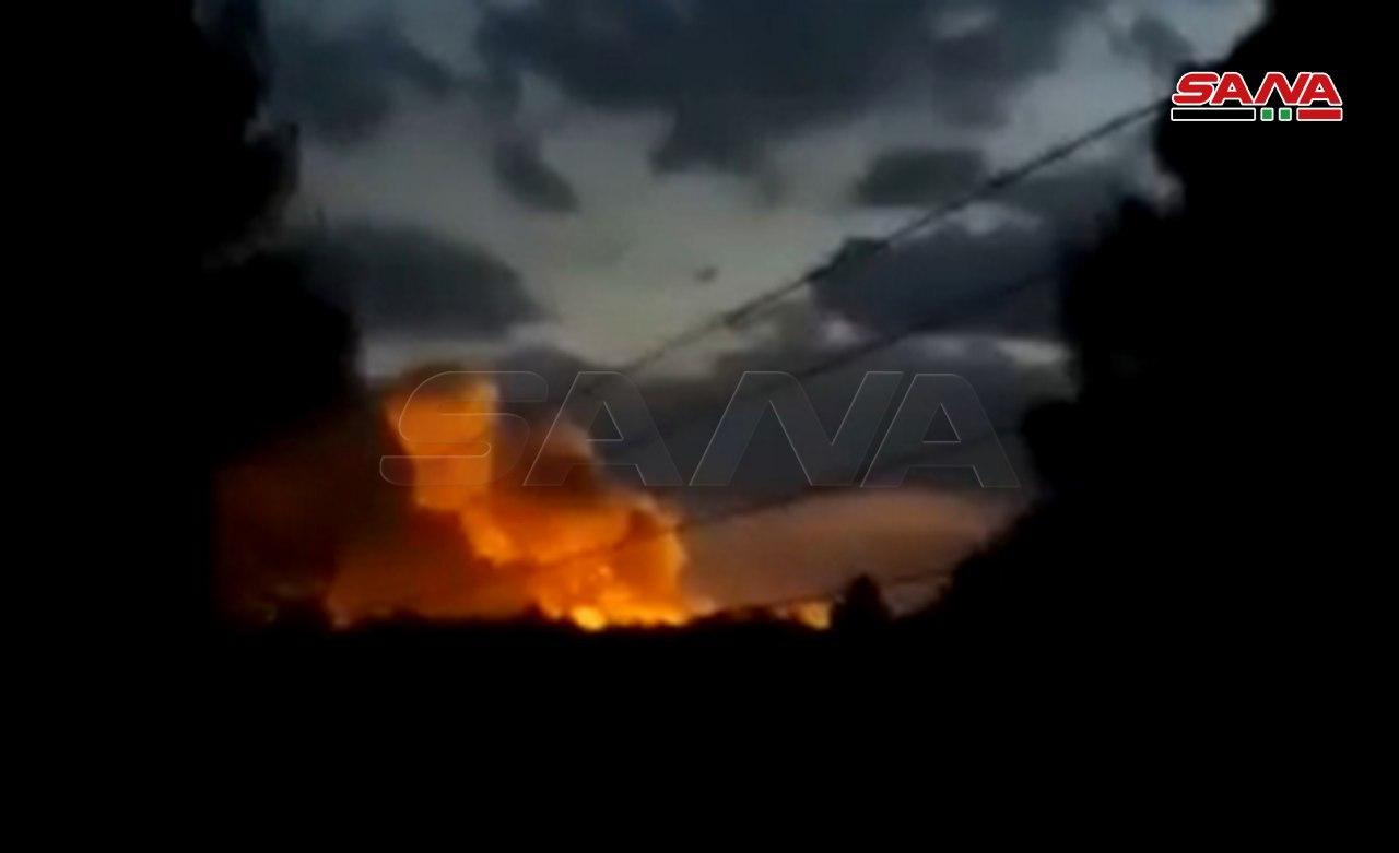 Large Explosion Rocks SDF Ammo Depot In Northeast Al-Hasakah (Videos, Photos)